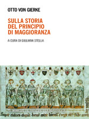 cover image of Sulla storia del principio di maggioranza